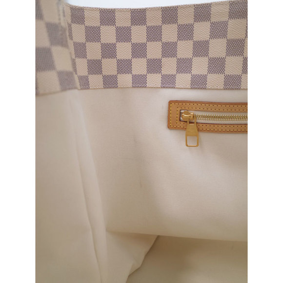 Louis Vuitton Azur GM White Damier Bag Cabas Soleil Plan Tote - Picture 7 of 8